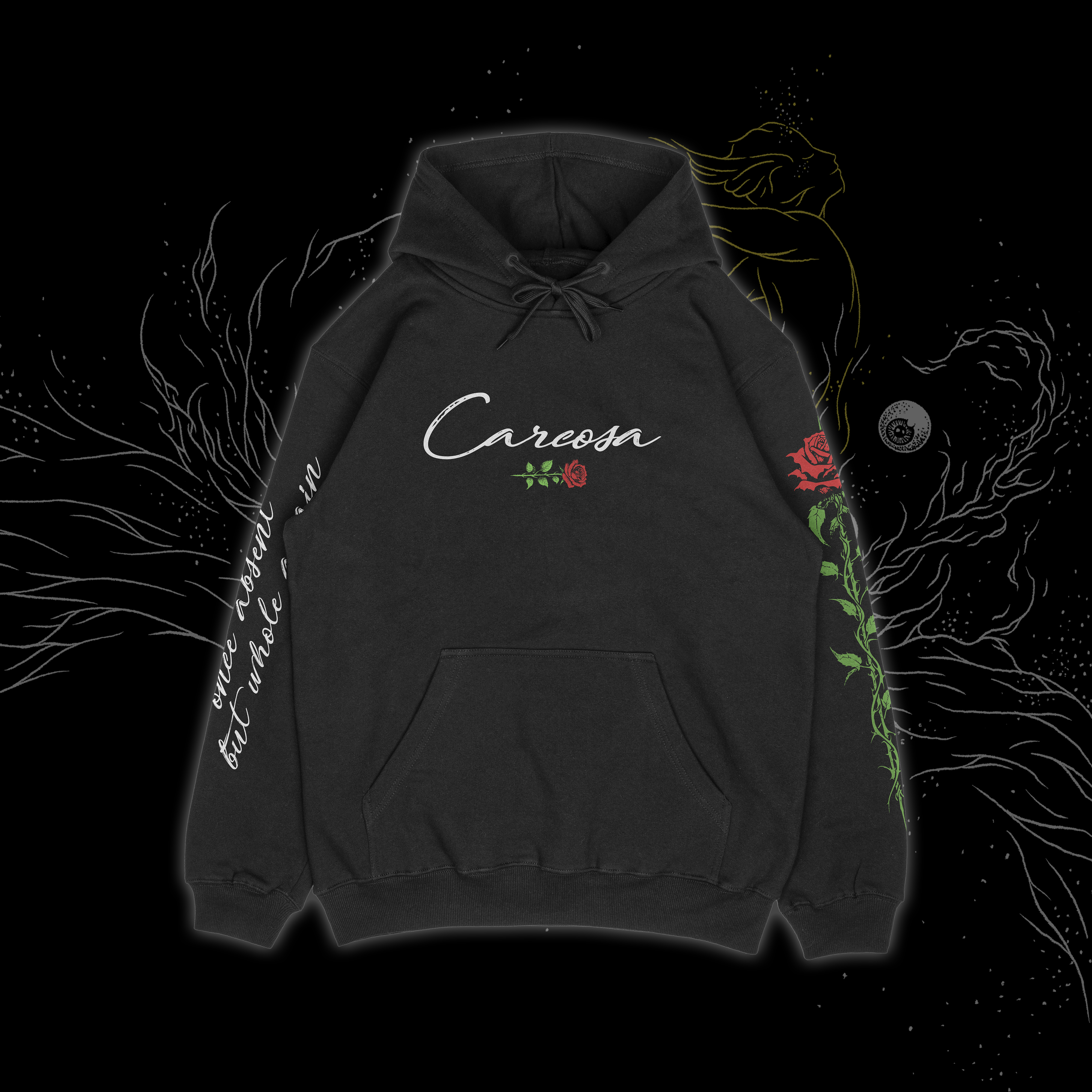 Supreme 2024 roses hoodie