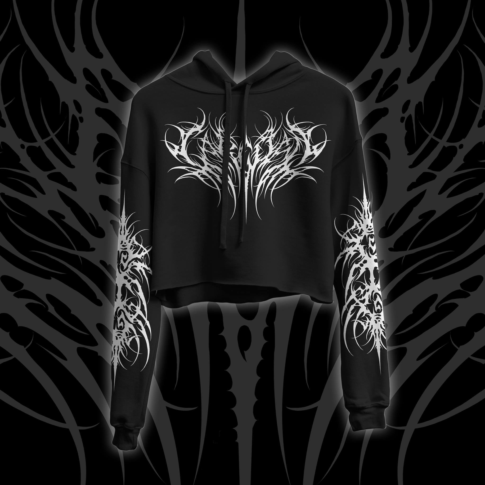 CARCOSA TECH Cropped Hoodie *PRE-ORDER*