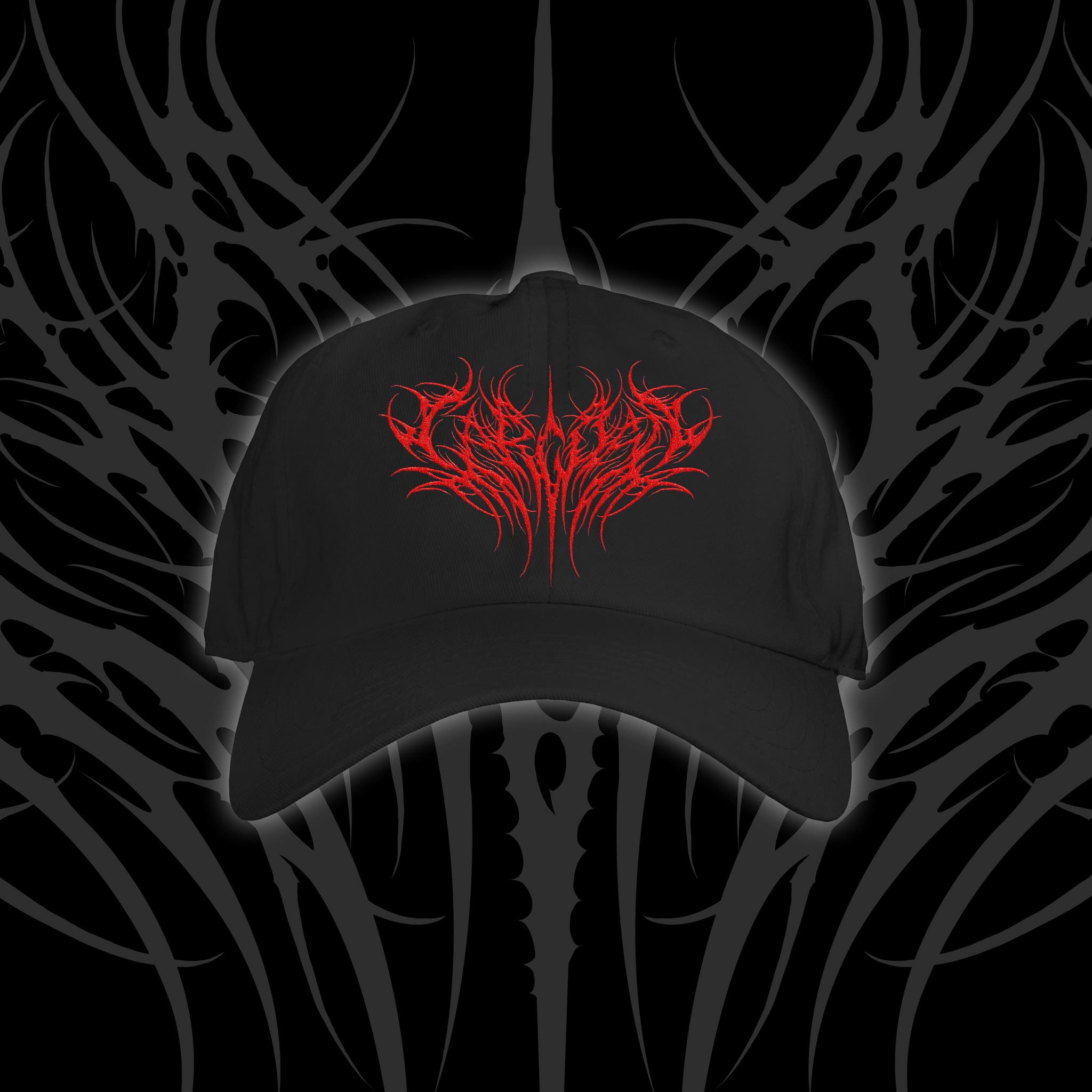 CARCOSA TECH Embroidered Dad Hat (Crimson Variant) *PRE-ORDER*