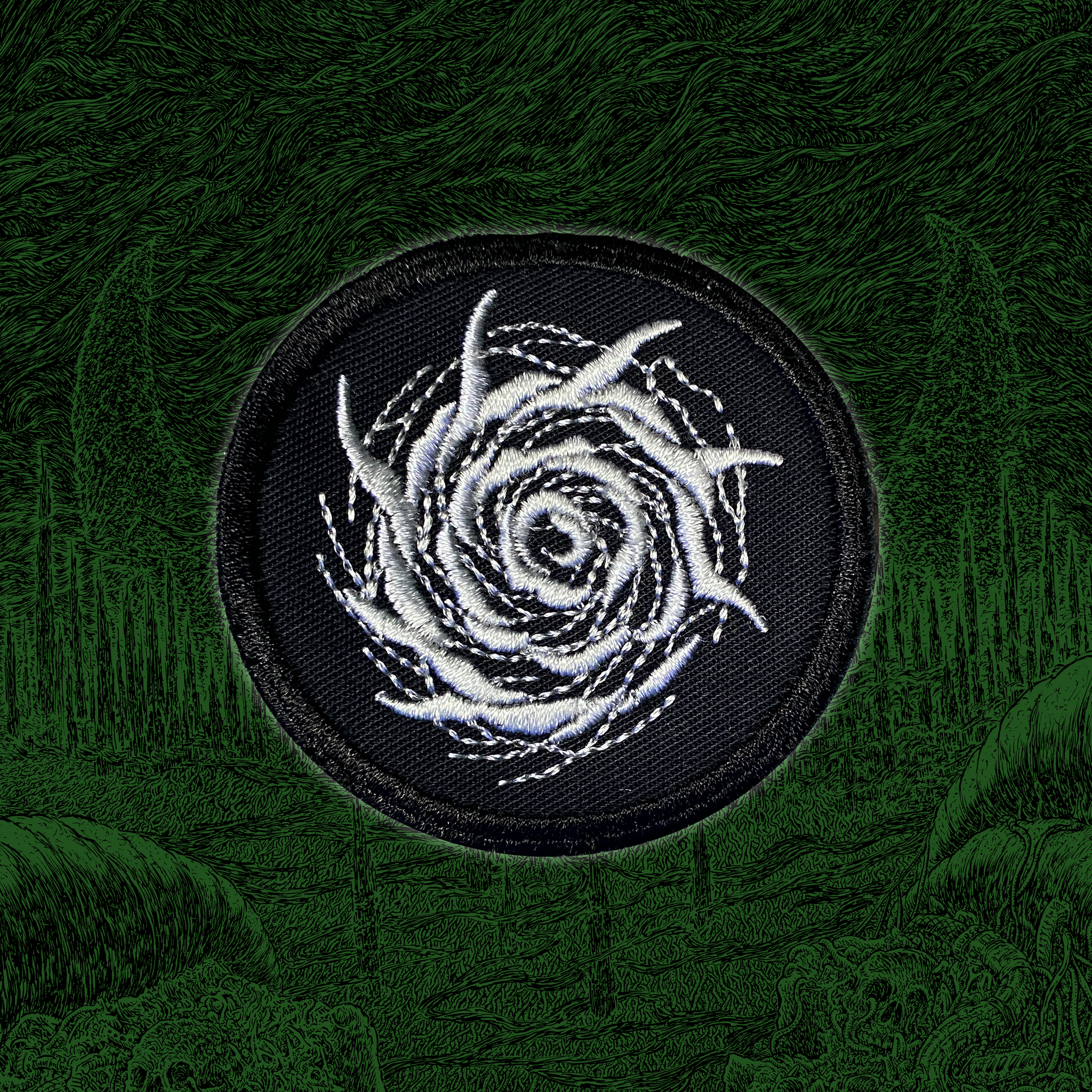 CARCOSA Spiral Emblem Embroidered Patch