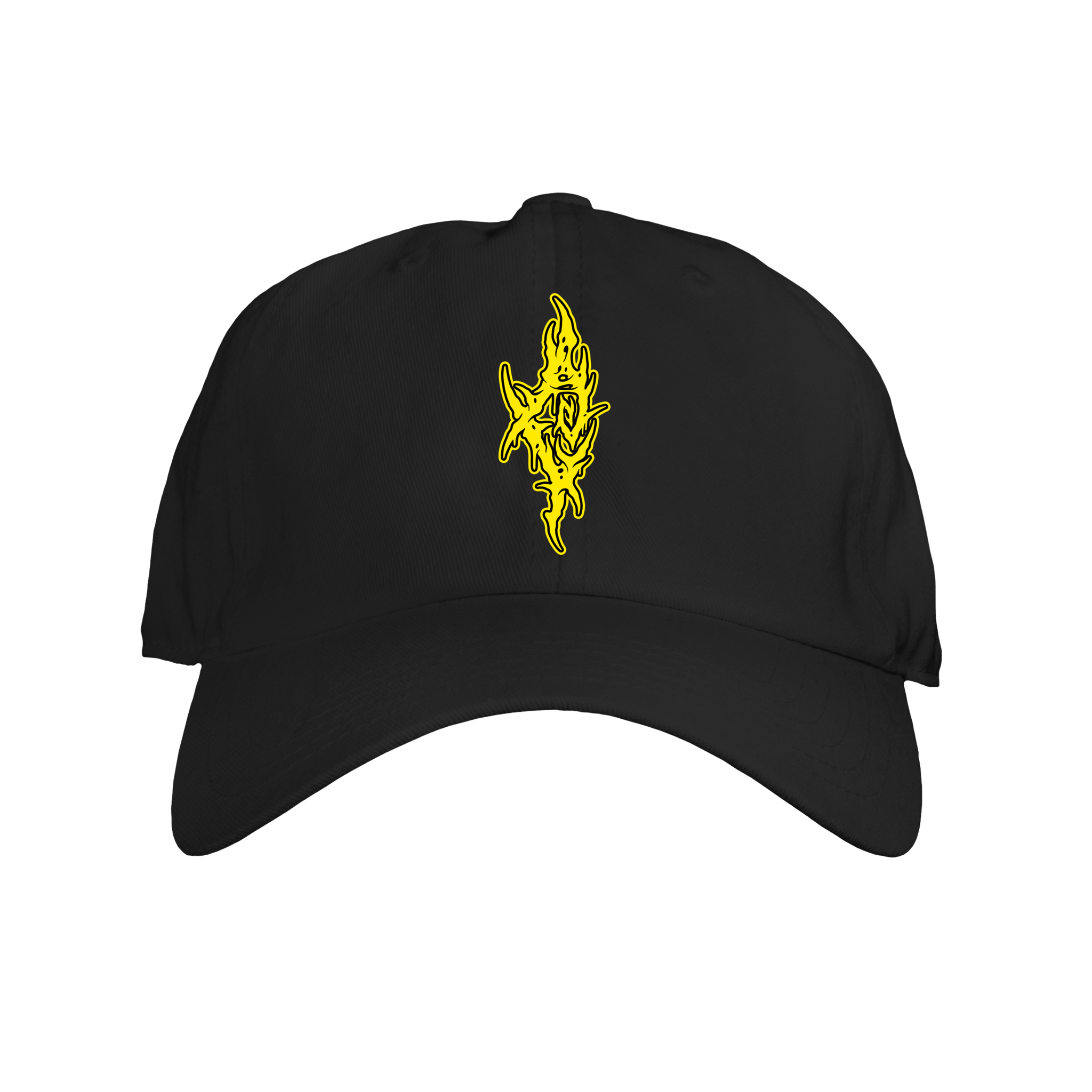 CARCOSA Embroidered Dad Hat (Black & Yellow)